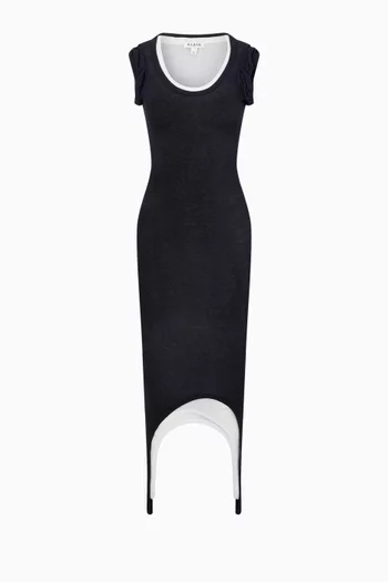 knee length dresses for ladies 3D Sculpting Asymmetric Dress main image 0