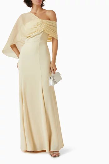 Off-shoulder Maxi Dress