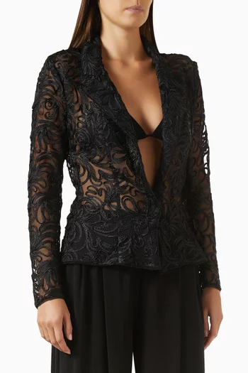 Unconstructed Single-breasted Jacket