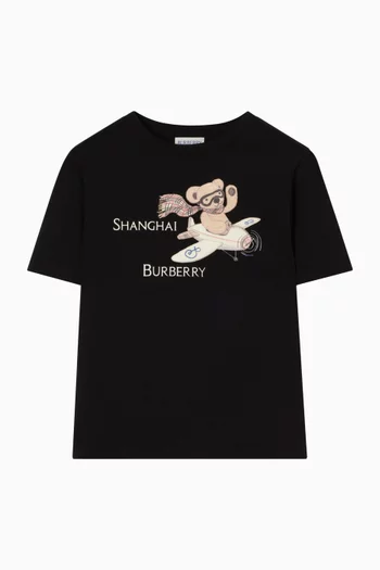 Shanghai Logo T-Shirt in Cotton