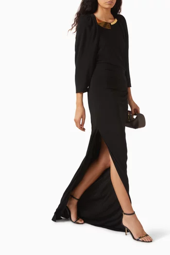 x Pronovias Dobar Maxi Dress in Jersey