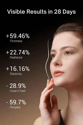 لوحة بضوء LED أحمر لمقاومة علامات تقدم السن