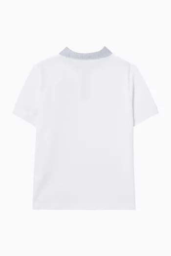 Seersucker Polo Shirt