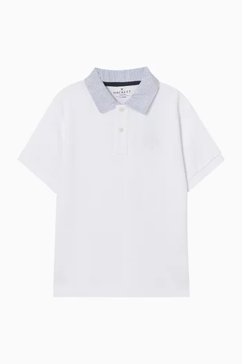 Seersucker Polo Shirt