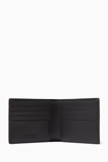 Bi-fold Wallet in Intrecciato Calfskin