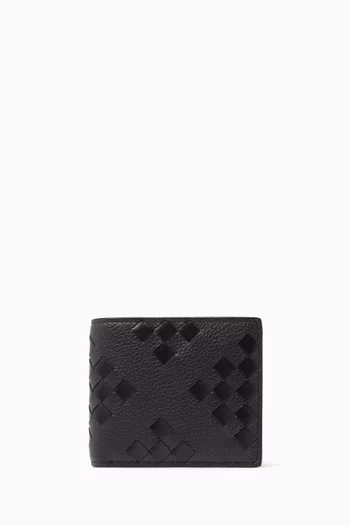 Bi-fold Wallet in Intrecciato Calfskin