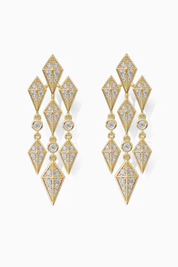 Al Merta'shah Diamond Earrings in 18kt Gold