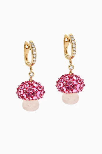 Virosa Quartz Earrings in 18kt Gold Vermeil