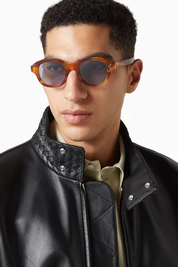 3 Dots HD Rectangle Sunglasses in Acetate