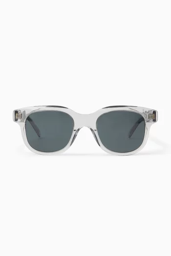 City Rectangular Sunglasses in Acetate