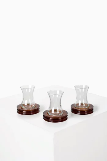 The Ripple Tea Cup and Saucer, Set of 4