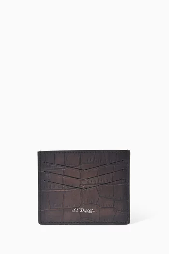 Atelier Card Holder in Leather