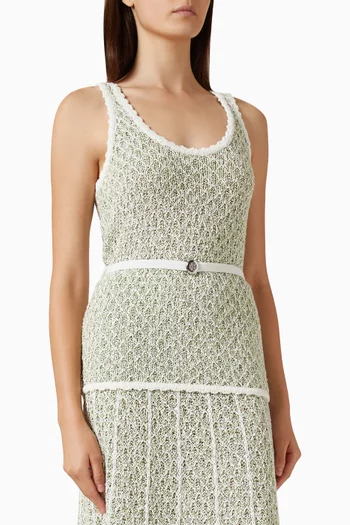 Knit Tank Top in Cotton-blend