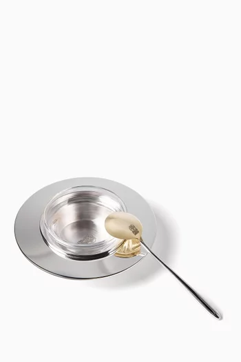 Caviar Set in Silver-plated Steel