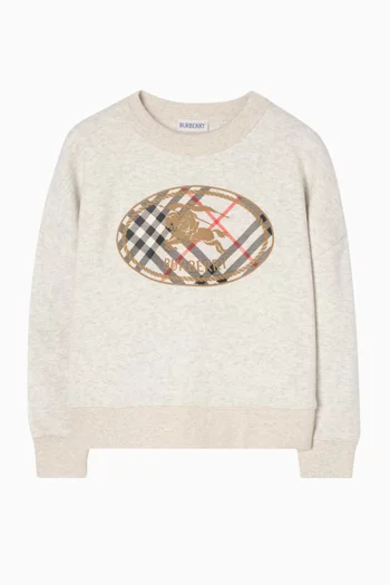 Logo Sweatshirt in Cotton