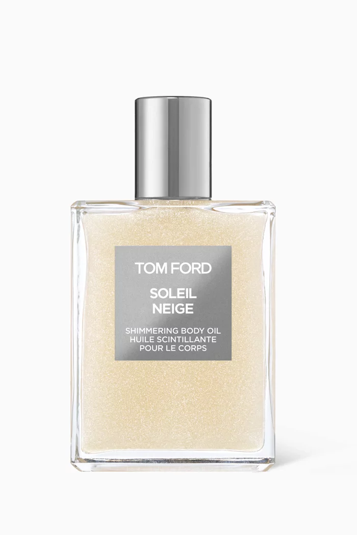 Soleil Neige Shimmering Body Oil Platinum, 100ml