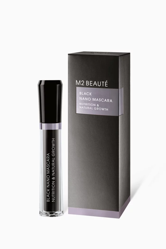 Black Nano Mascara Nutrition & Natural Growth, 6ml