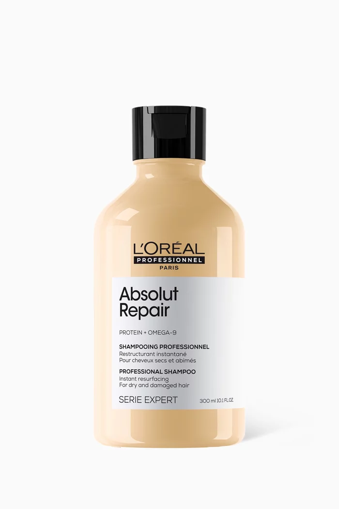 Absolut Repair Shampoo with Protein and Gold Quinoa for Dry and Damaged Hair, 300ml