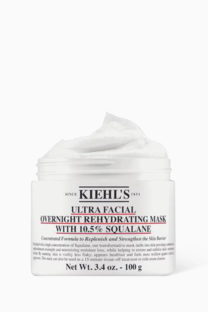 Ultra Facial Overnight Hydrating Face Mask with 10.5% Squalane, 100g