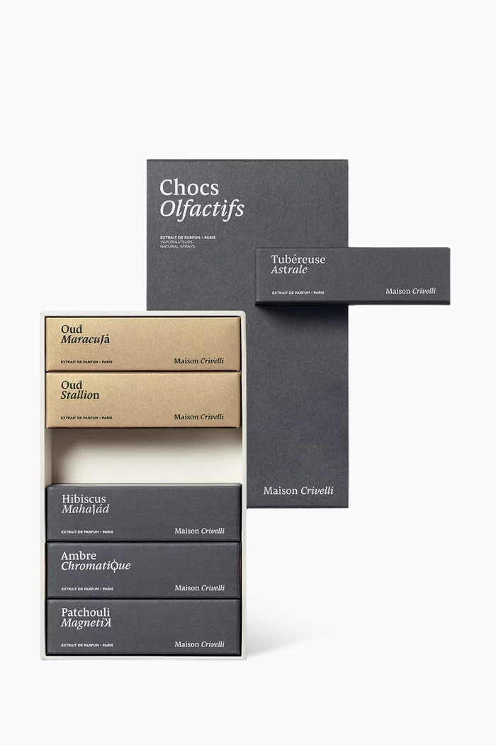 Chocs Olfactifs Extraits de Parfum, 6 x 5ml