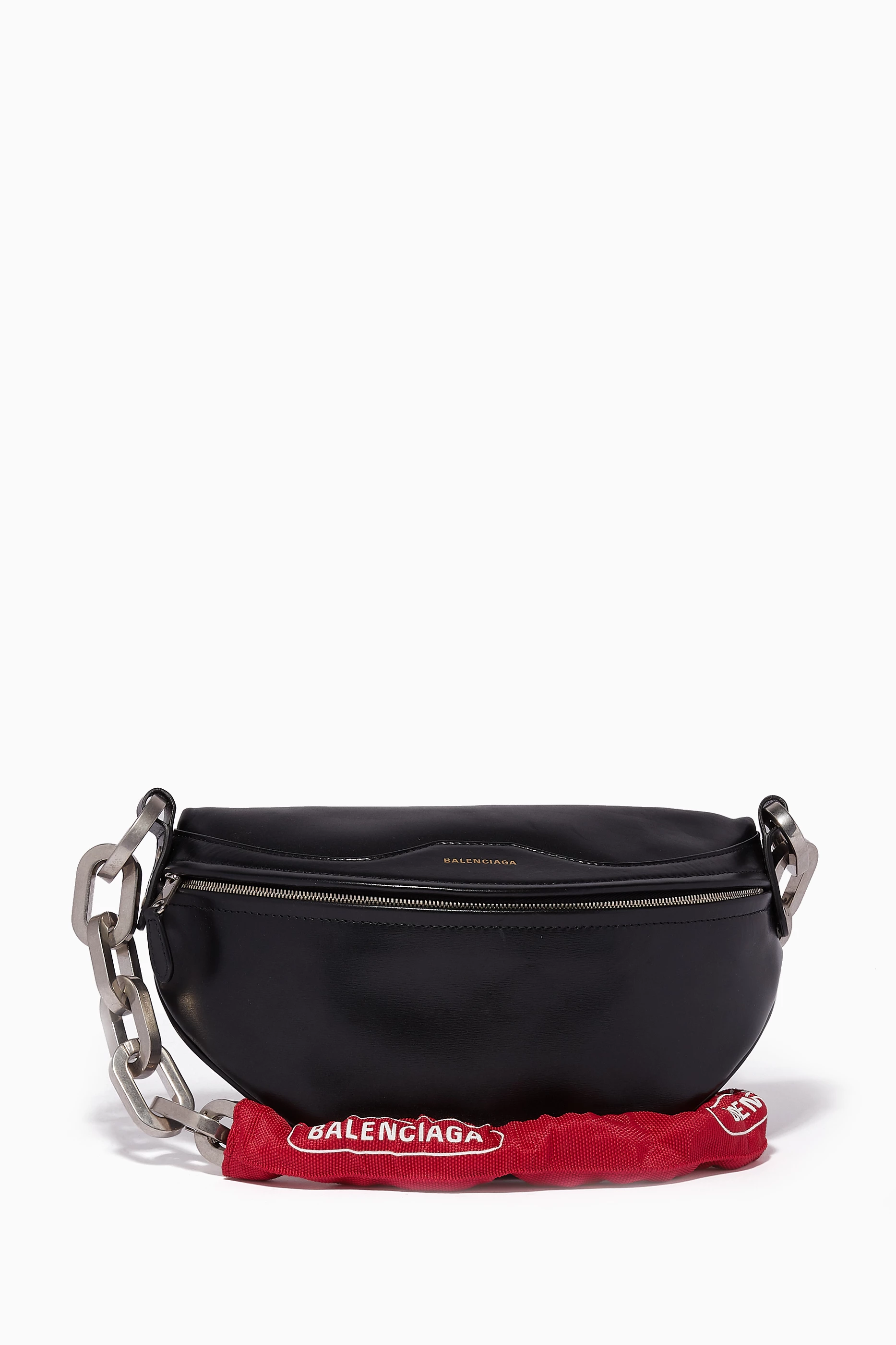 Balenciaga souvenir bag sales covered chain