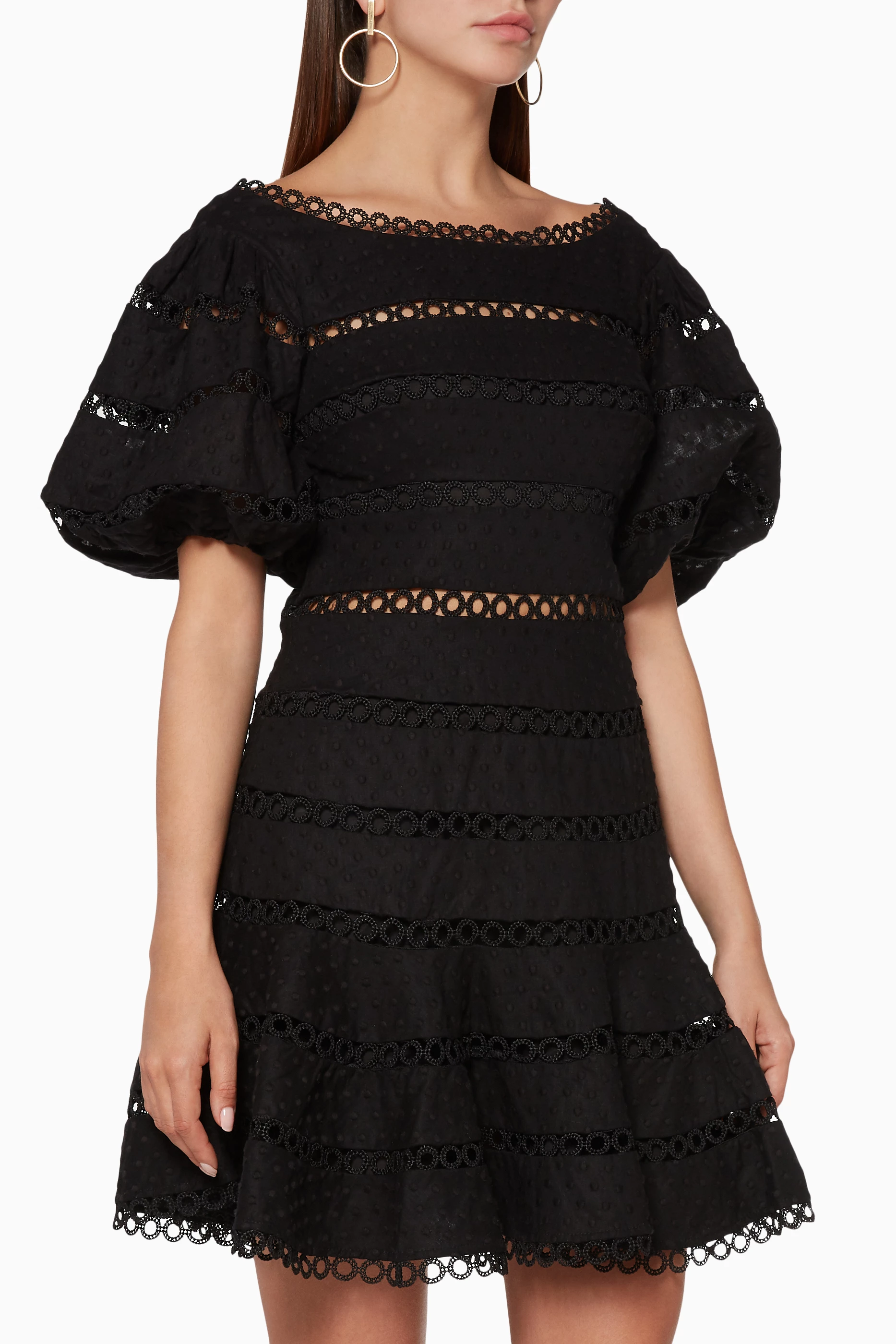 Zimmermann bowie new arrivals contour hailspot dress
