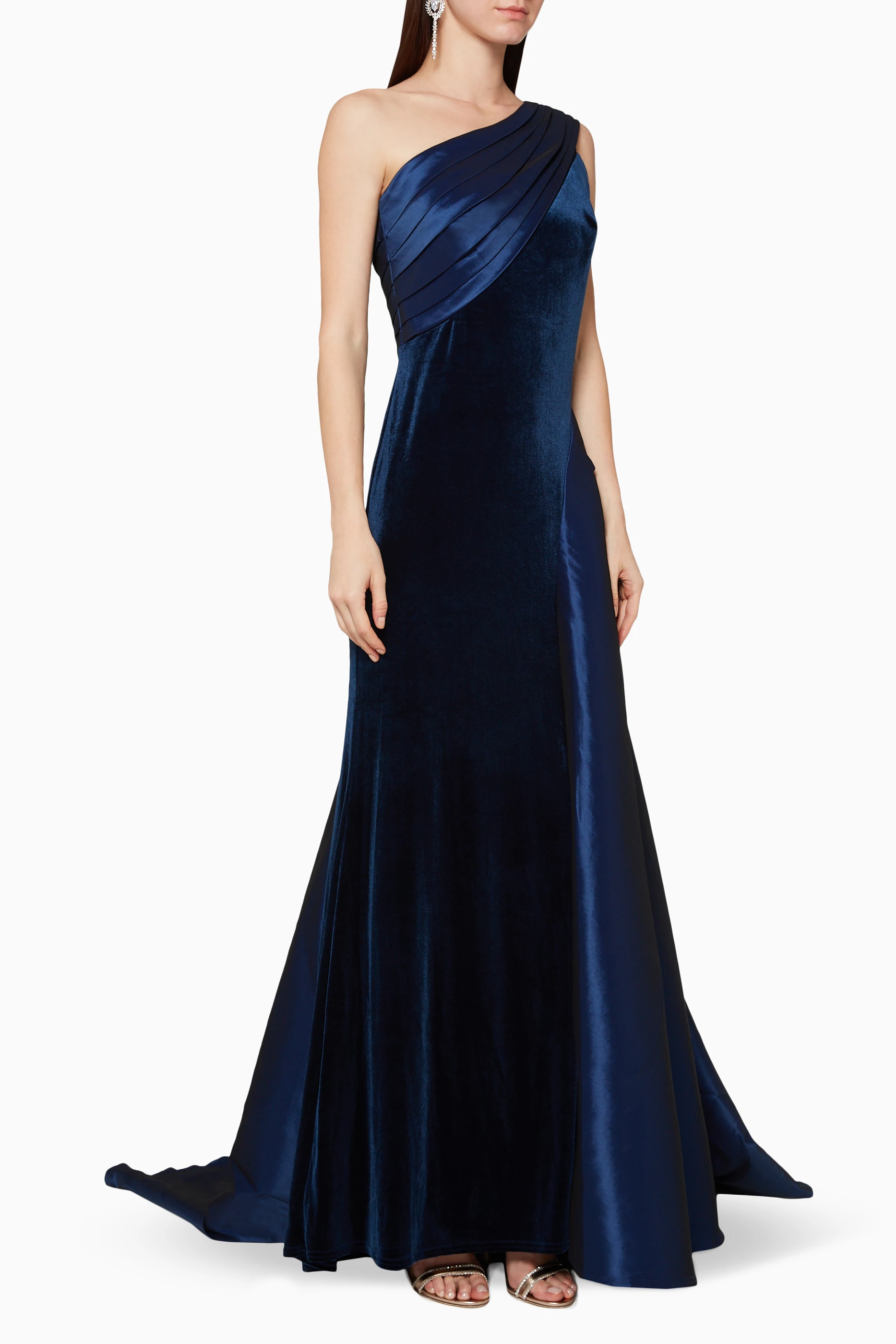 Tadashi velvet cheap dress