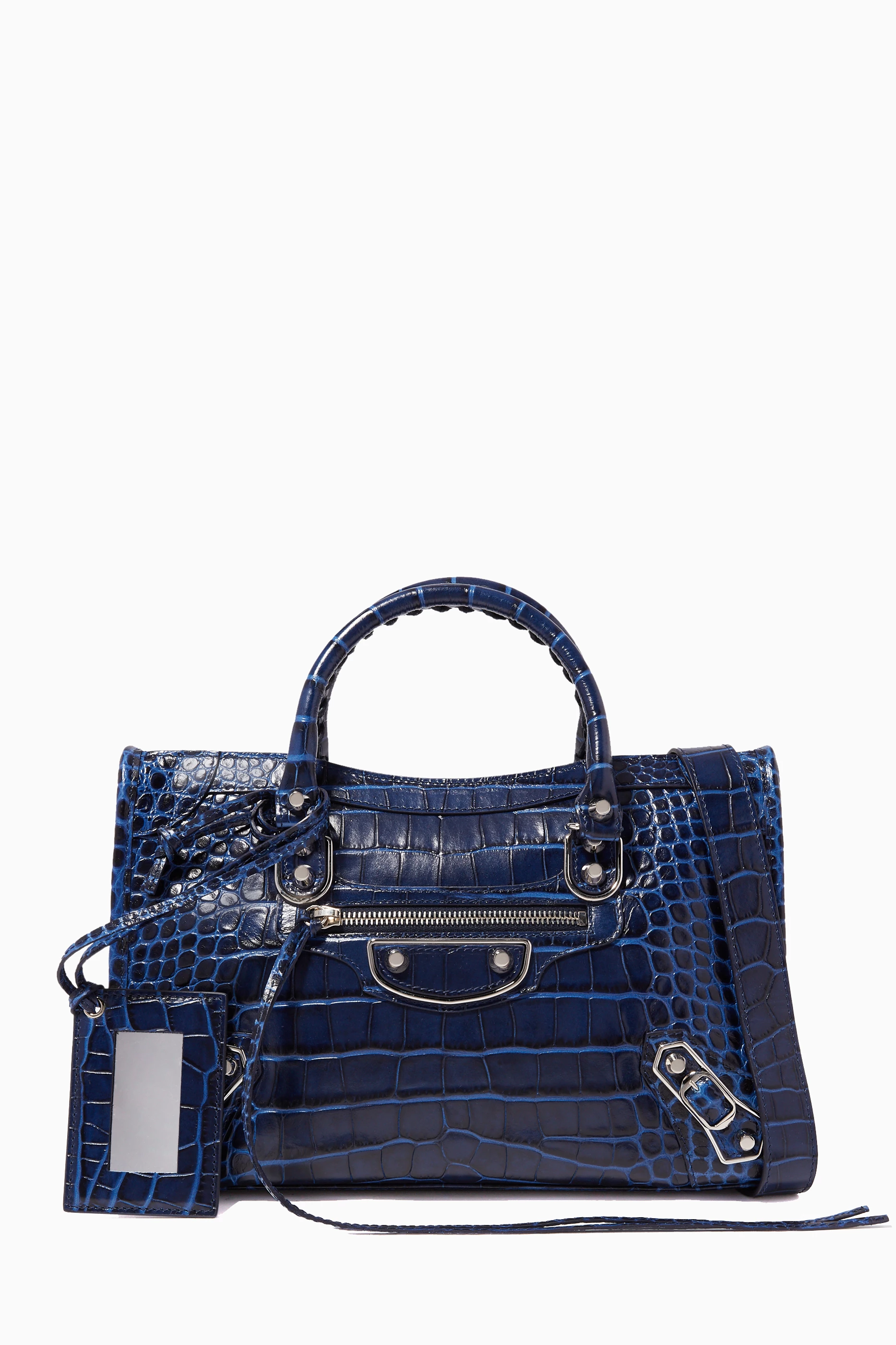 Balenciaga city croc top