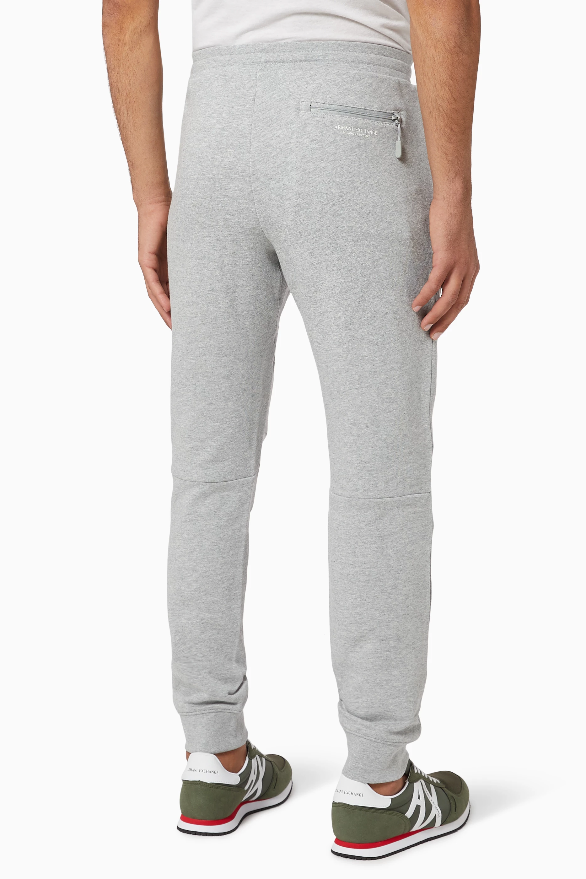 Armani exchange sales grey joggers