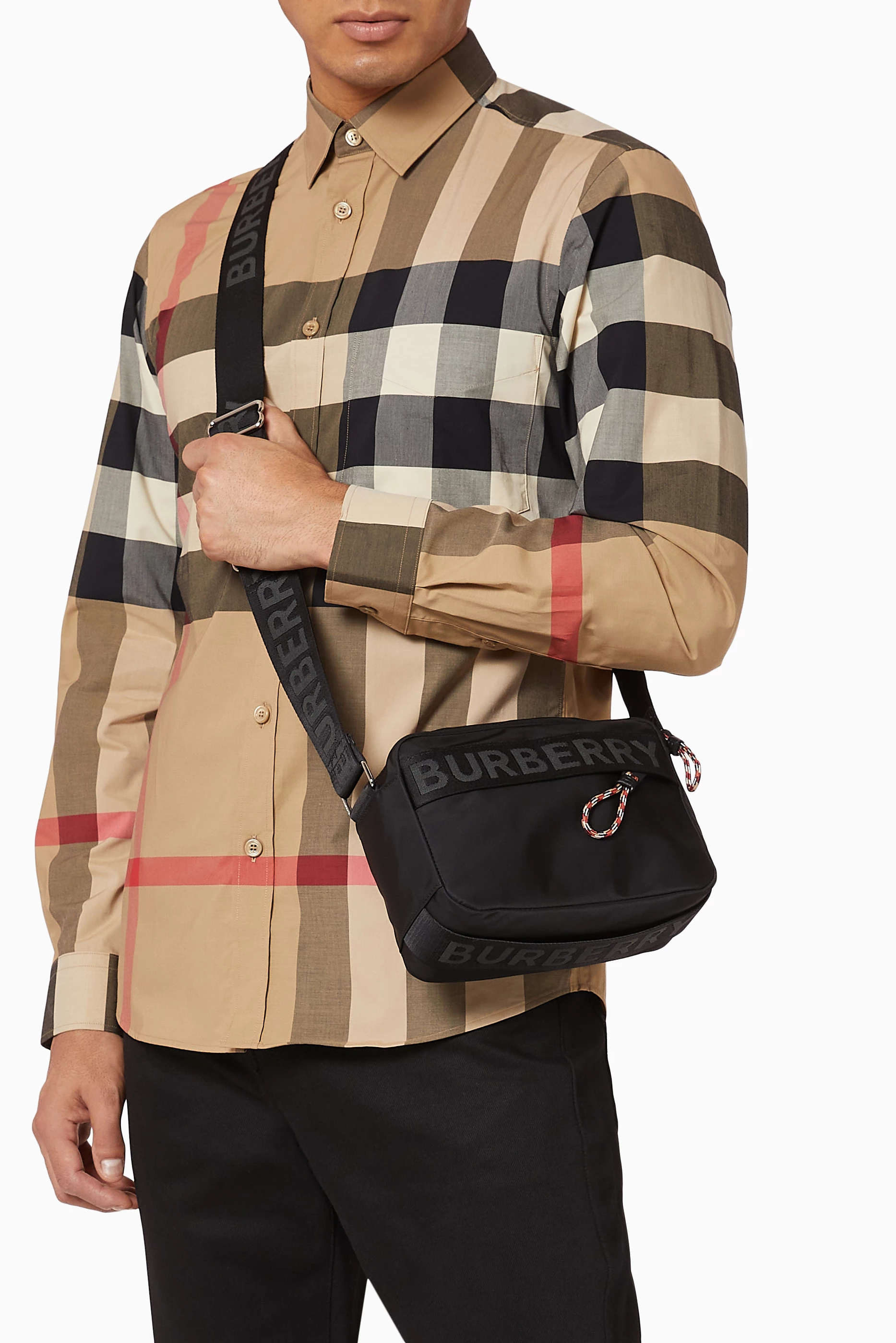 Burberry nylon crossbody bag deals