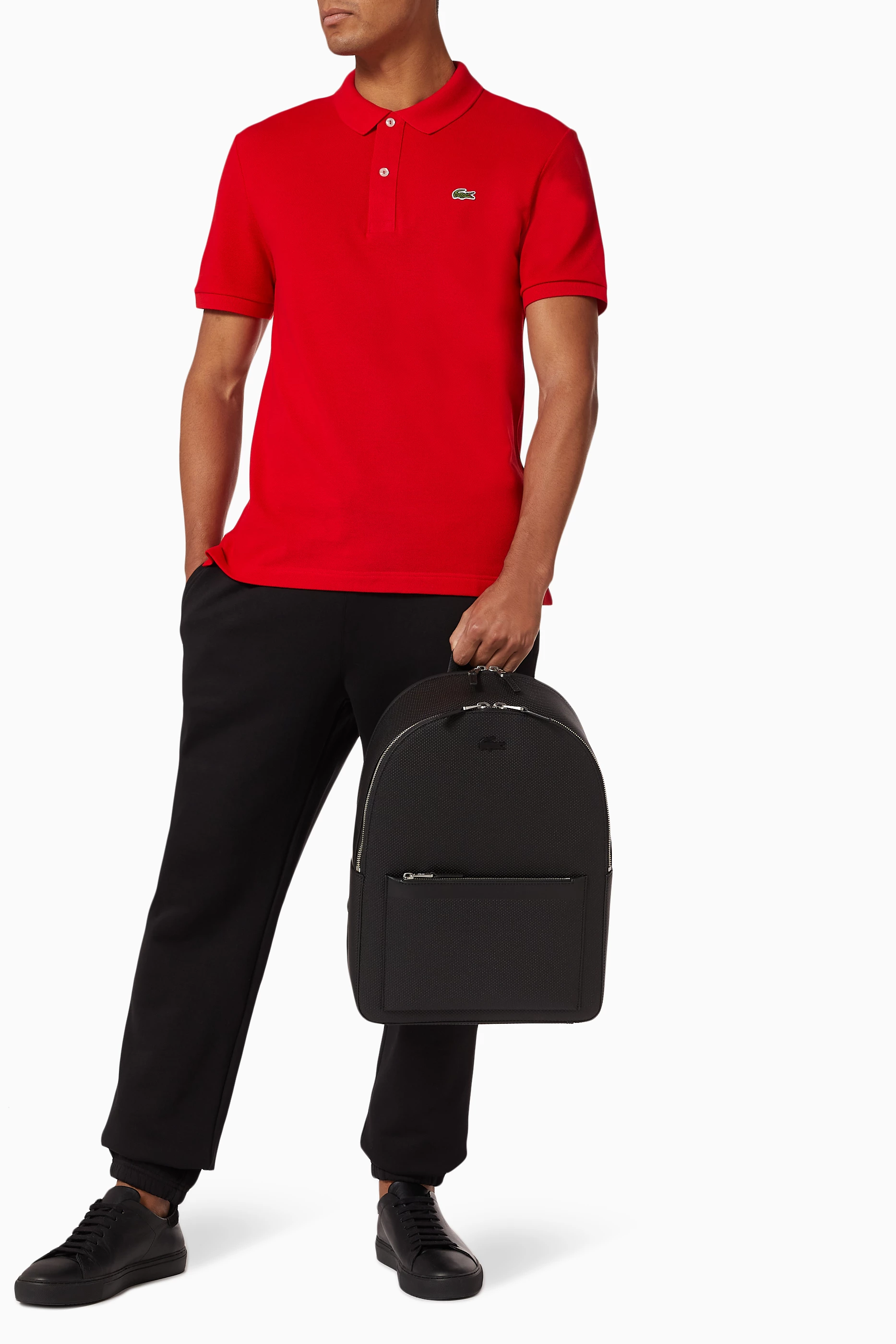 Men's chantaco soft leather zip backpack best sale