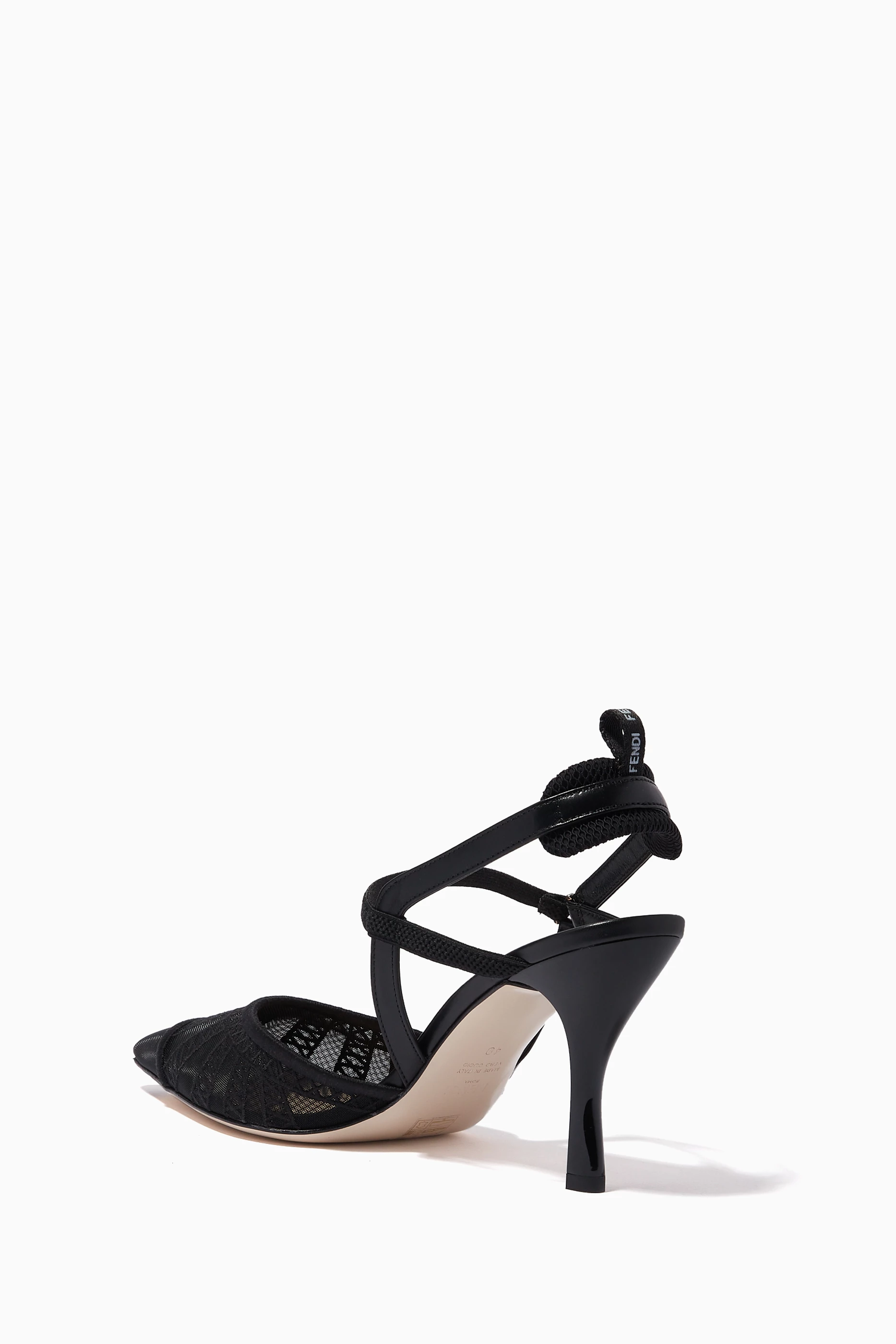 Fendi best sale black pumps