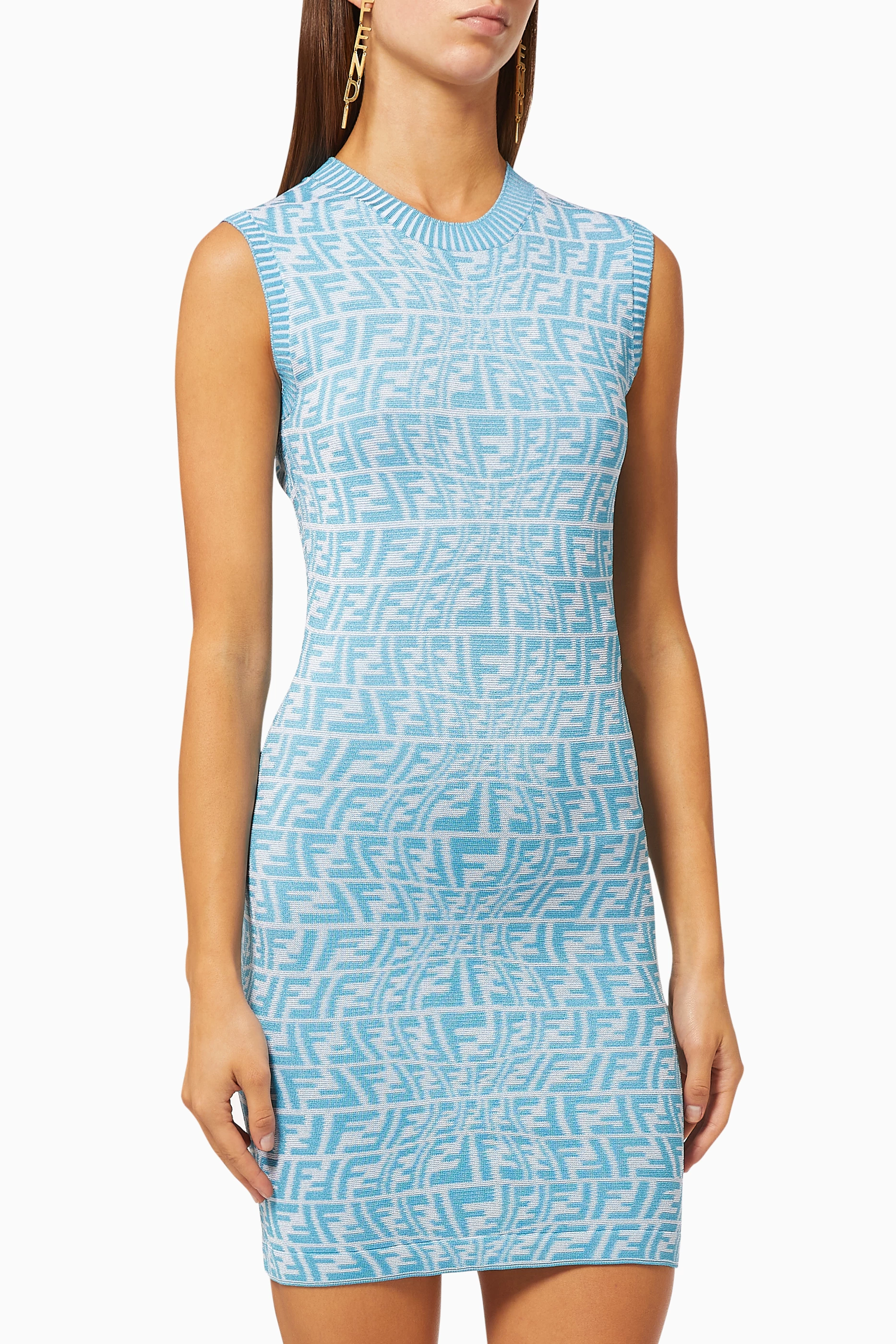Fendi blue dress sales