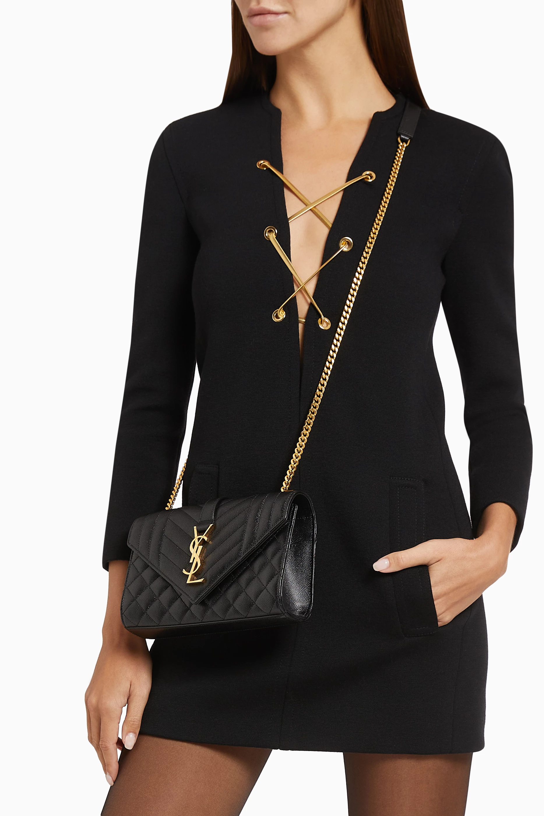 Ysl mini shop envelope bag