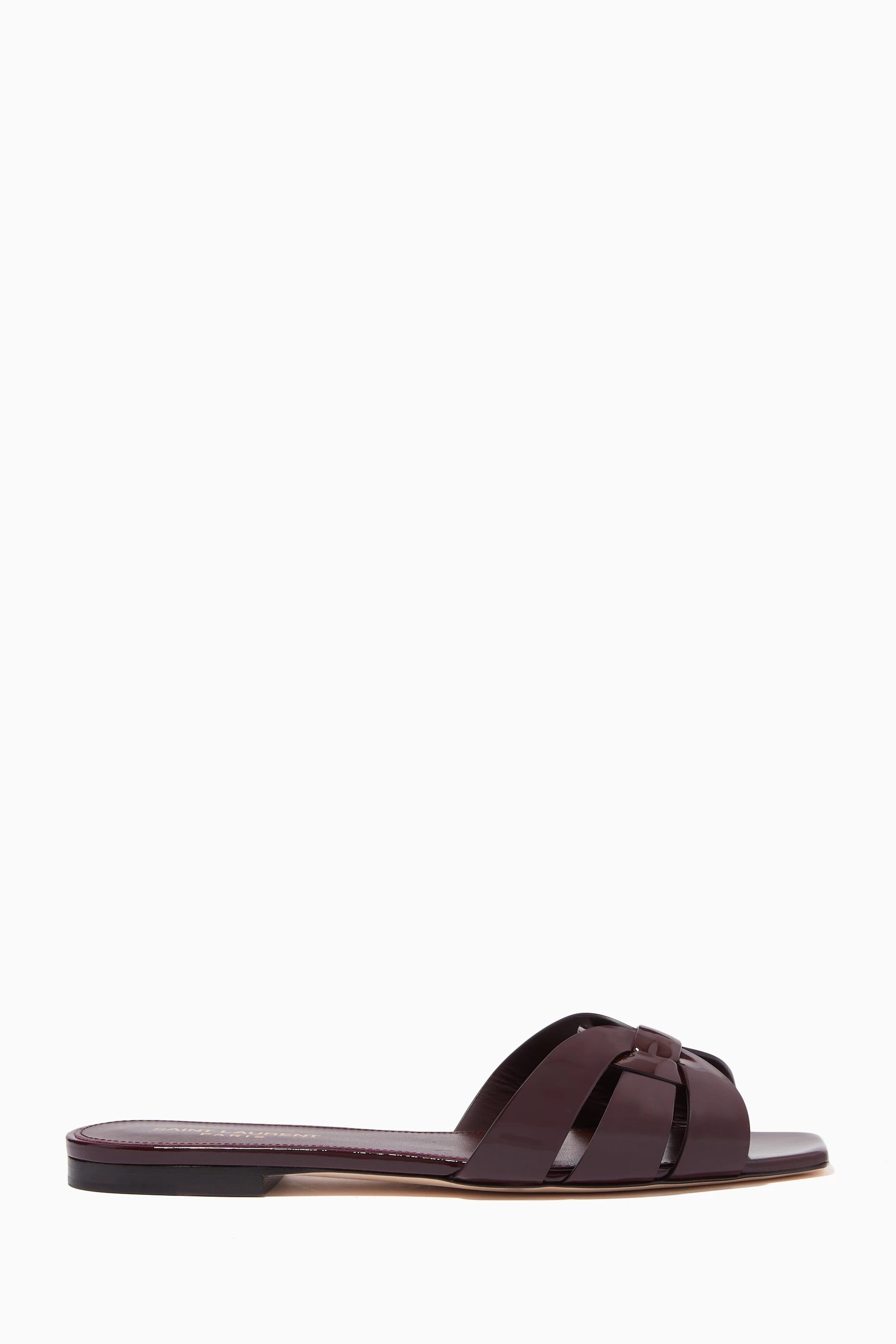 Saint laurent slide sandals best sale