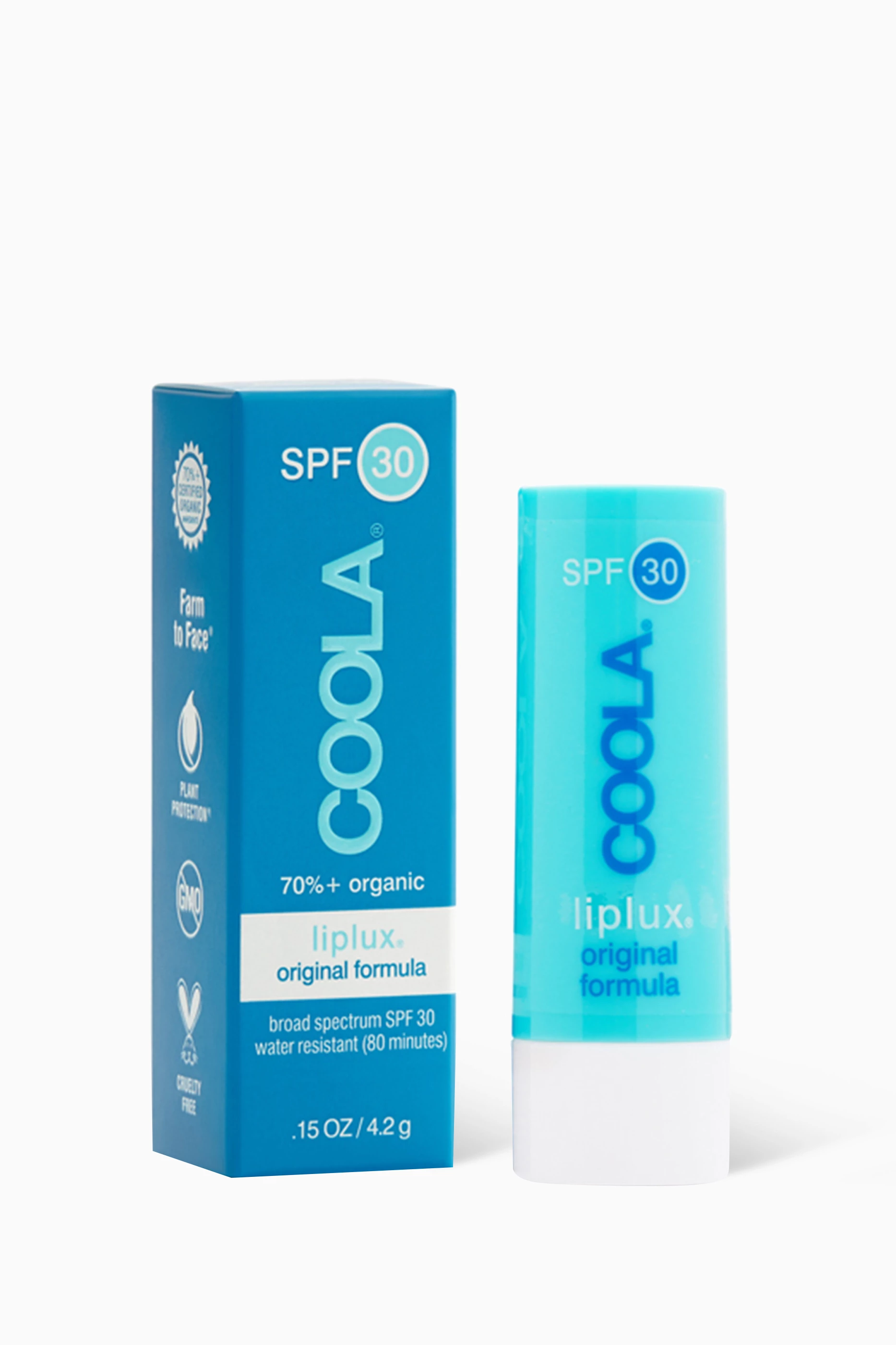 Buy Coola Colourless Classic Liplux® Organic Lip Balm Sunscreen