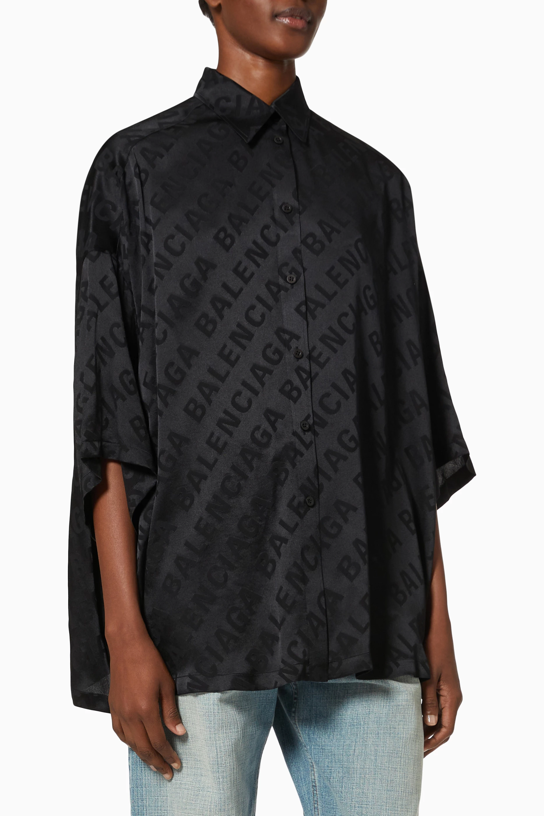 Balenciaga silk shirt shop