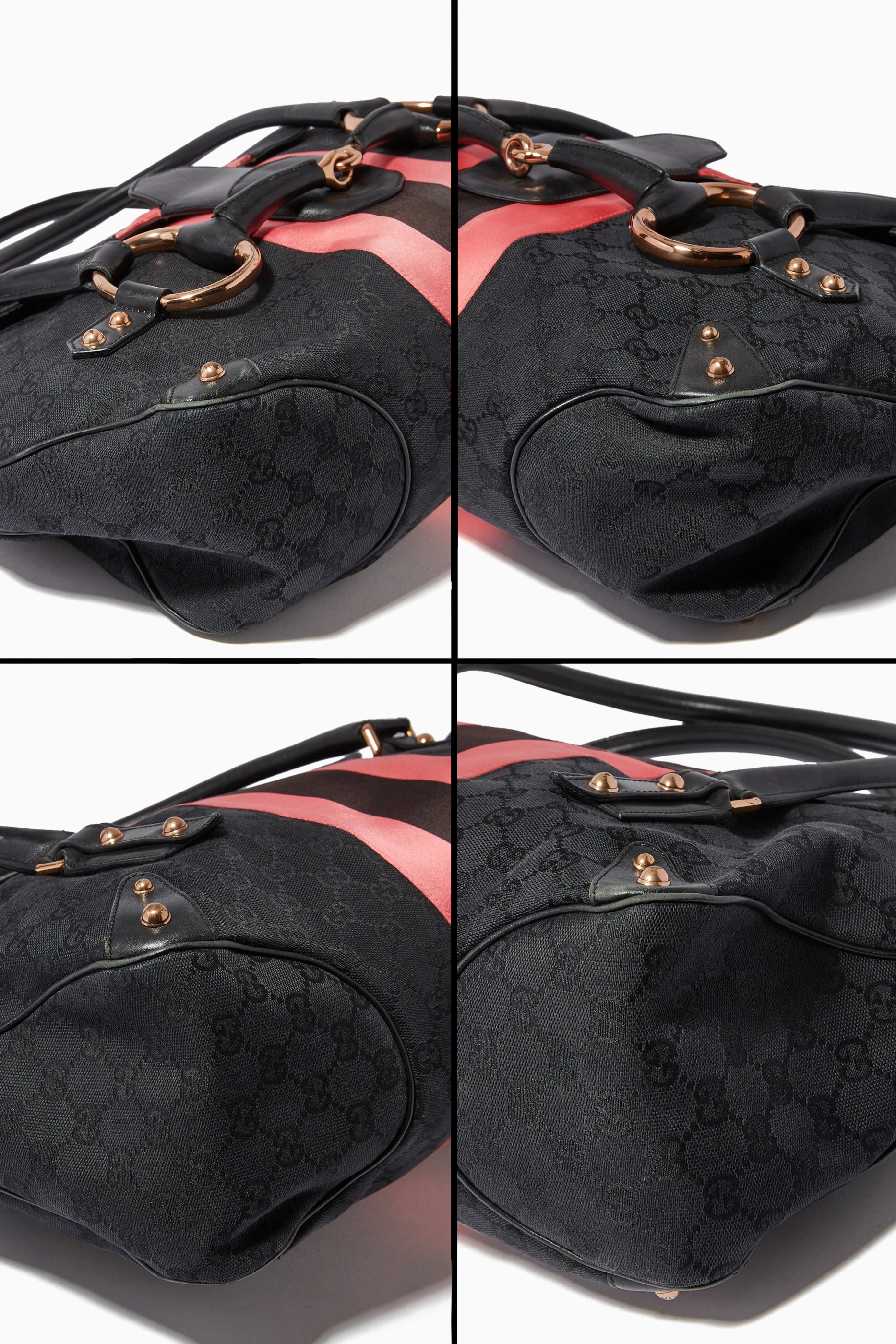 Pre Loved Gucci Vintage Black Velvet Horsebit Shoulder Bag – Twice
