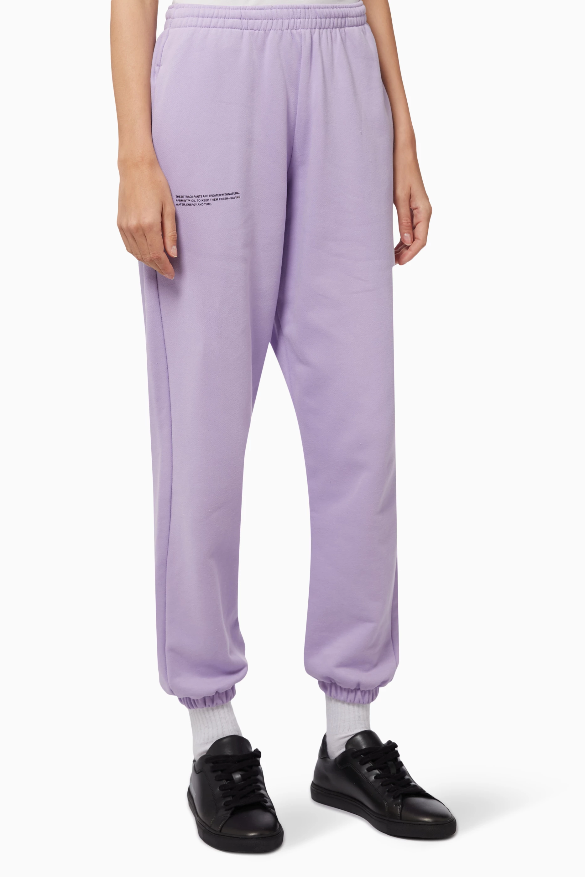Purple track hotsell pants womens