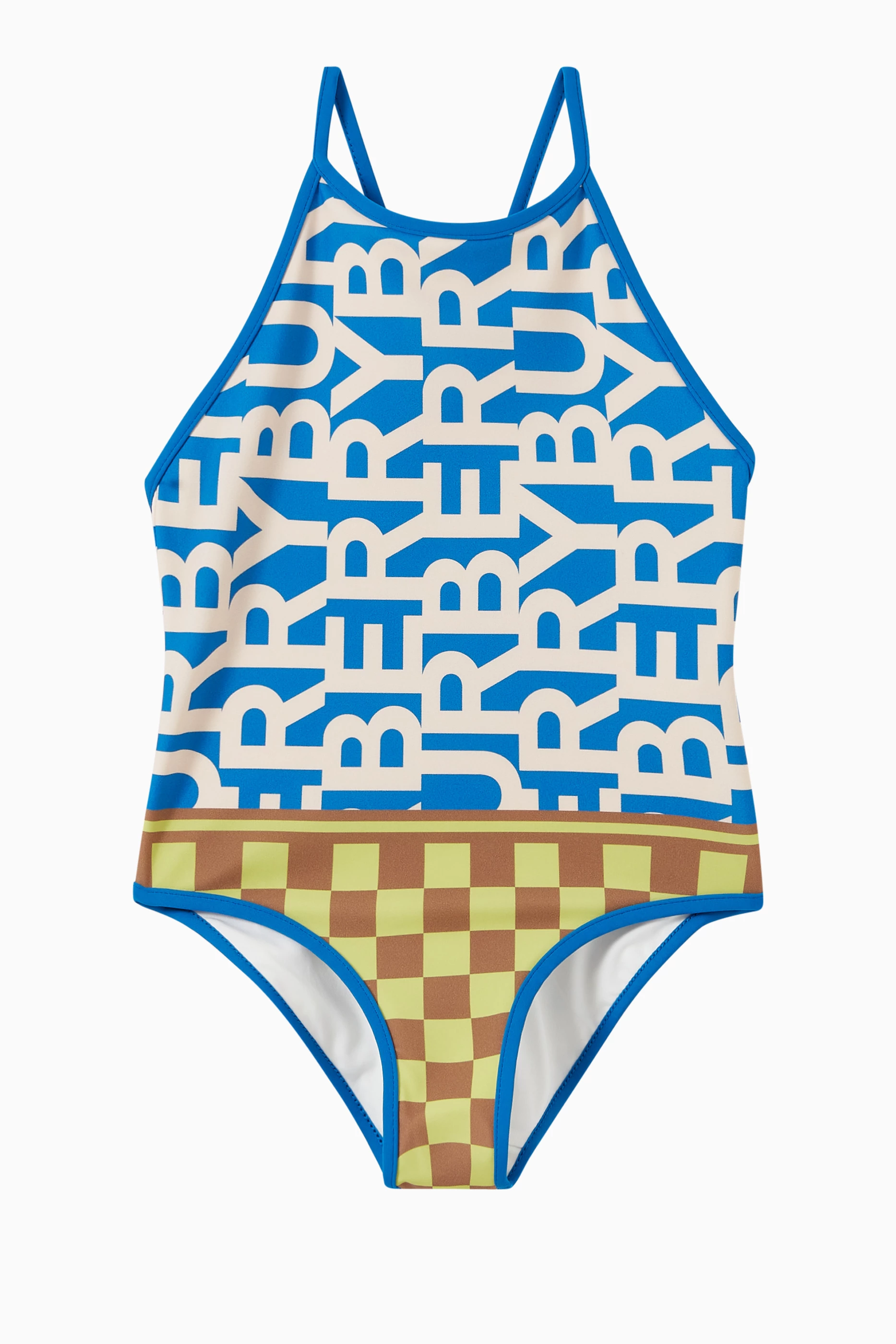 Burberry swimsuit deals kids blue