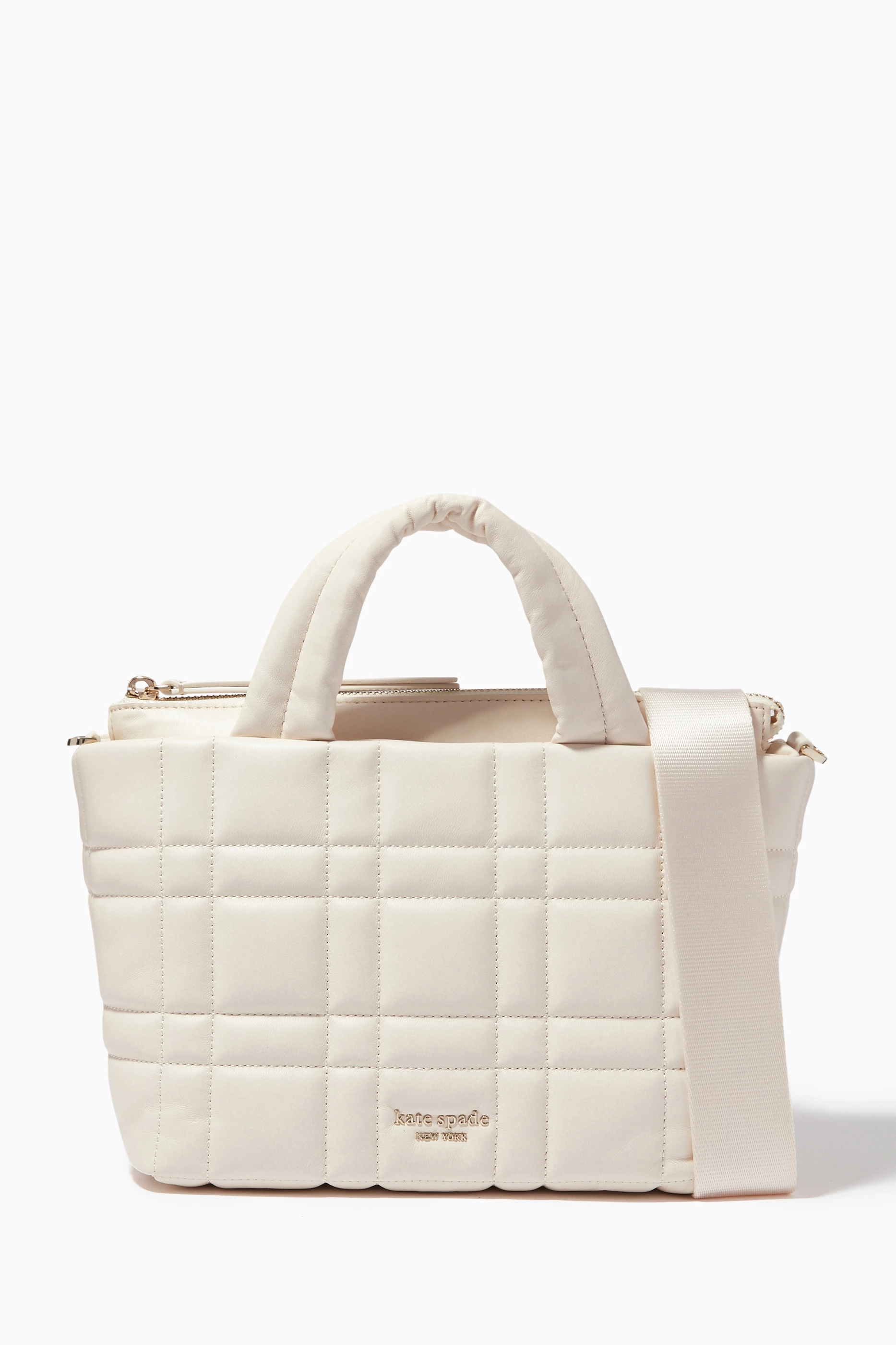 Kate spade white quilted bag outlet