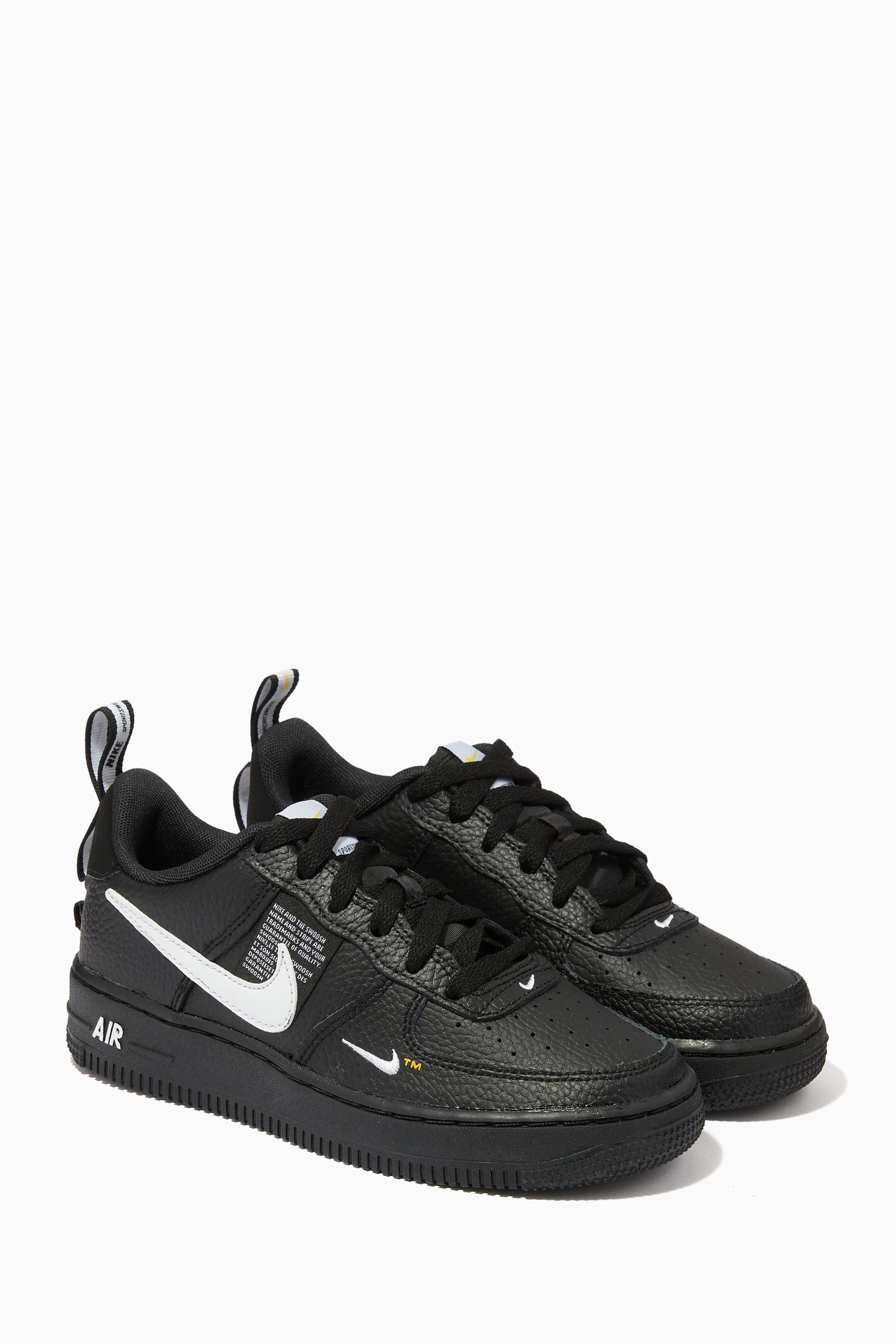 Nike air force top 1 black tm