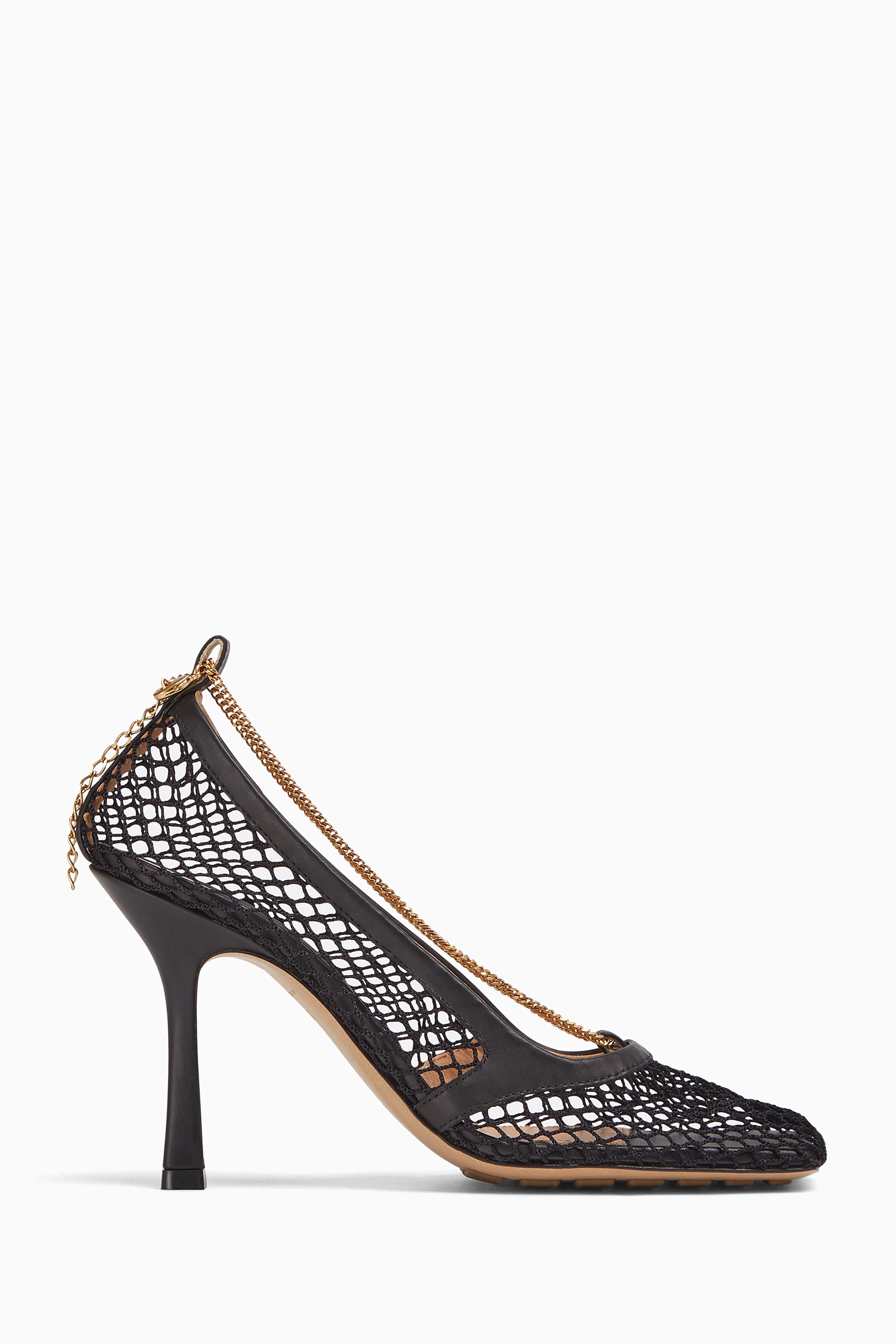 Bottega veneta sale pumps in mesh