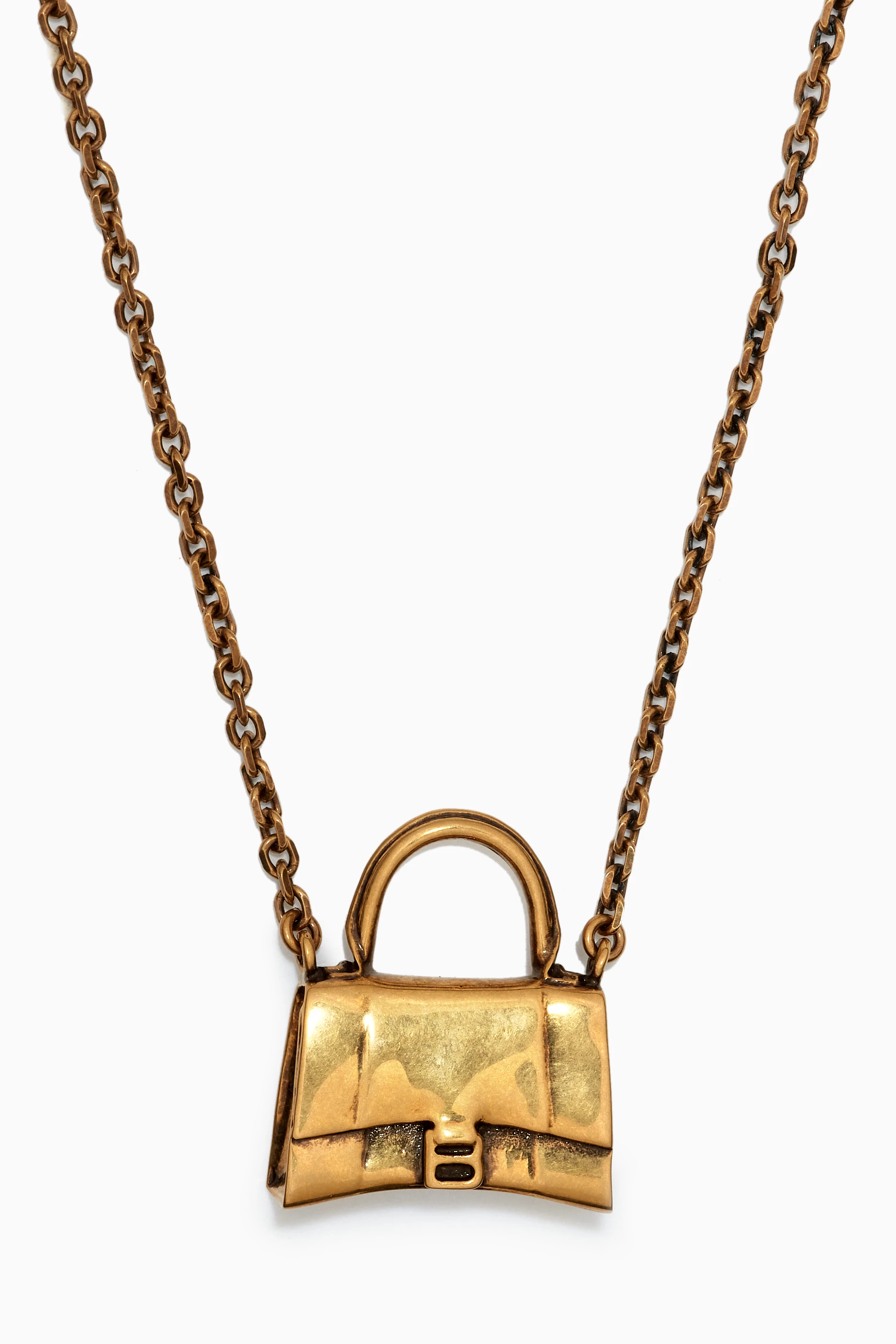 Balenciaga padlock necklace hot sale