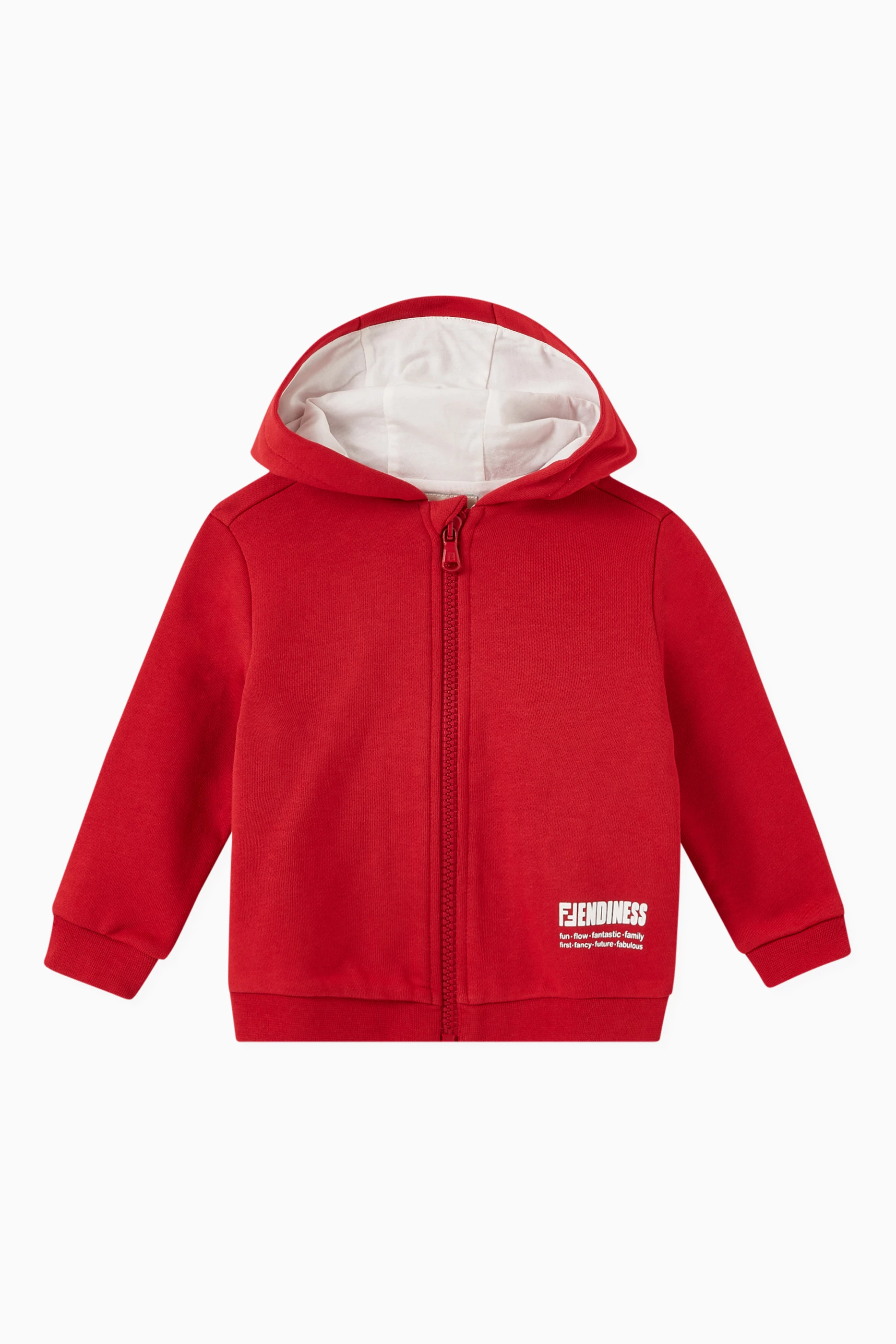 Fendi sales hoodie red