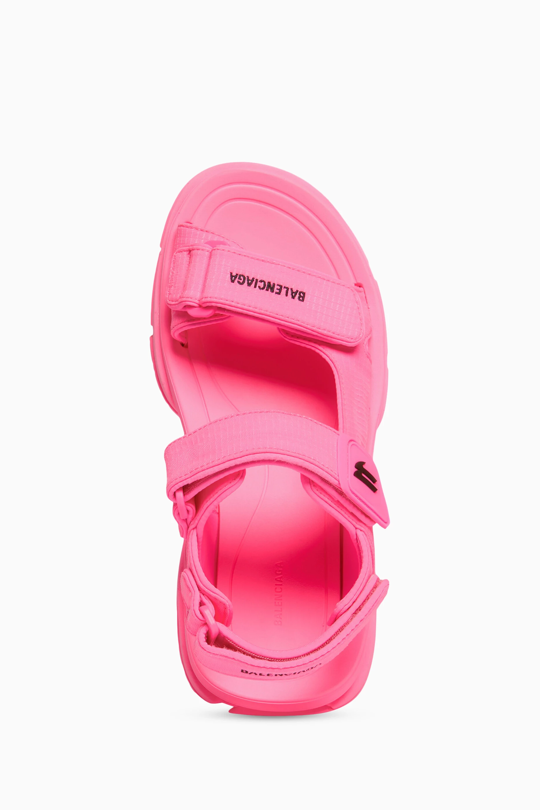 Buy Balenciaga Pink Tourist Sandals in Technical Fabric for Women