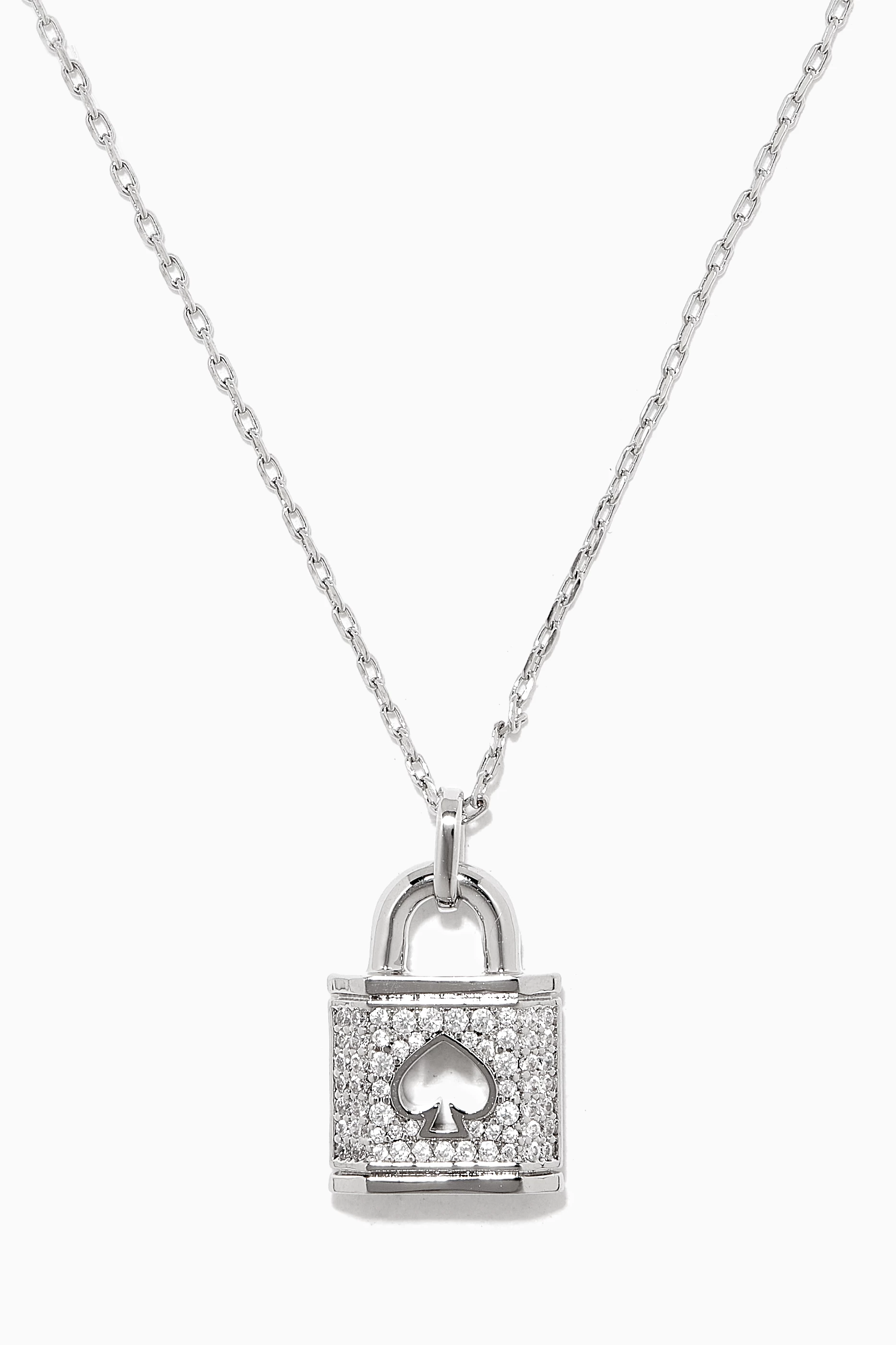 Kate spade store lock necklace