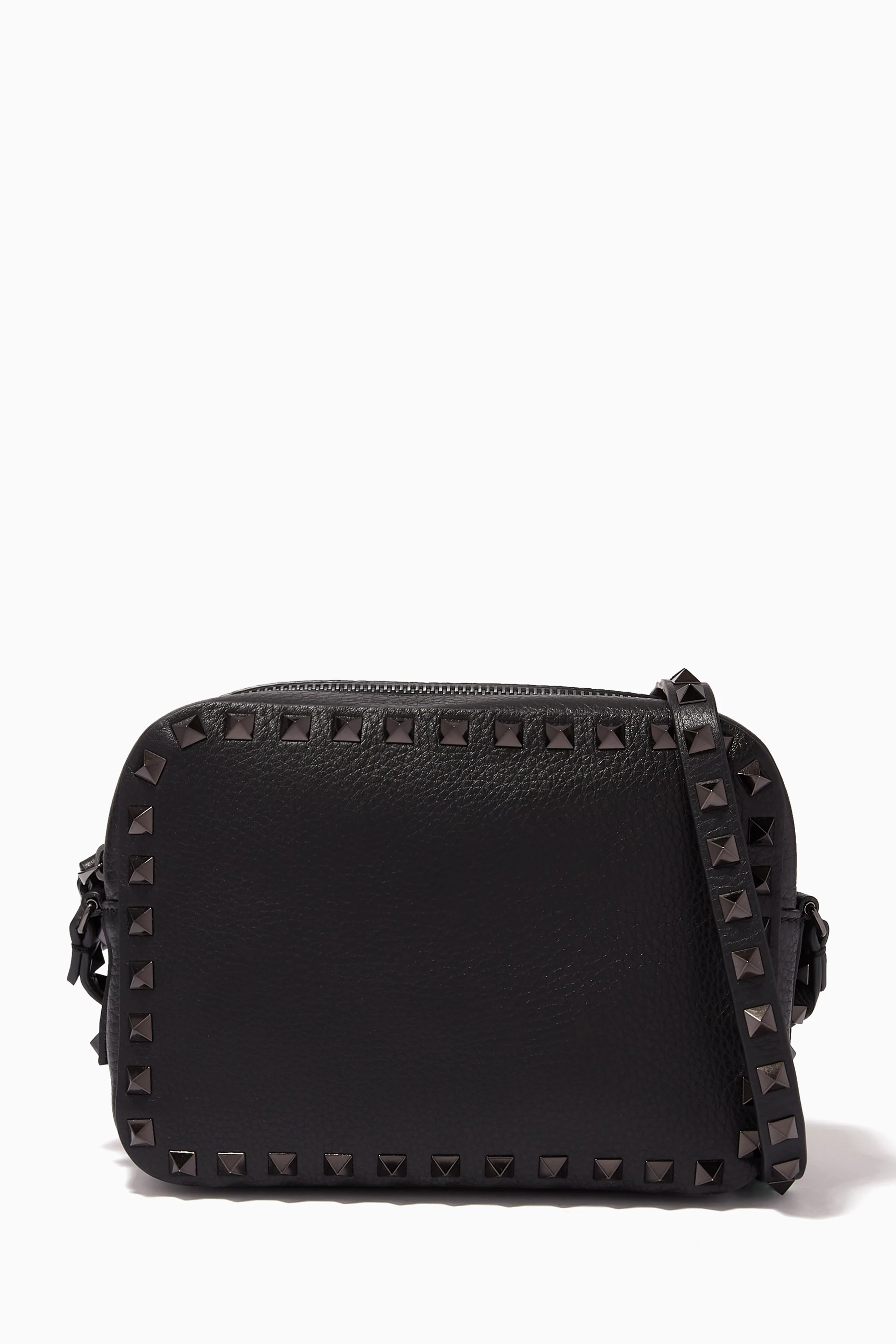Valentino rockstud camera bag shop black