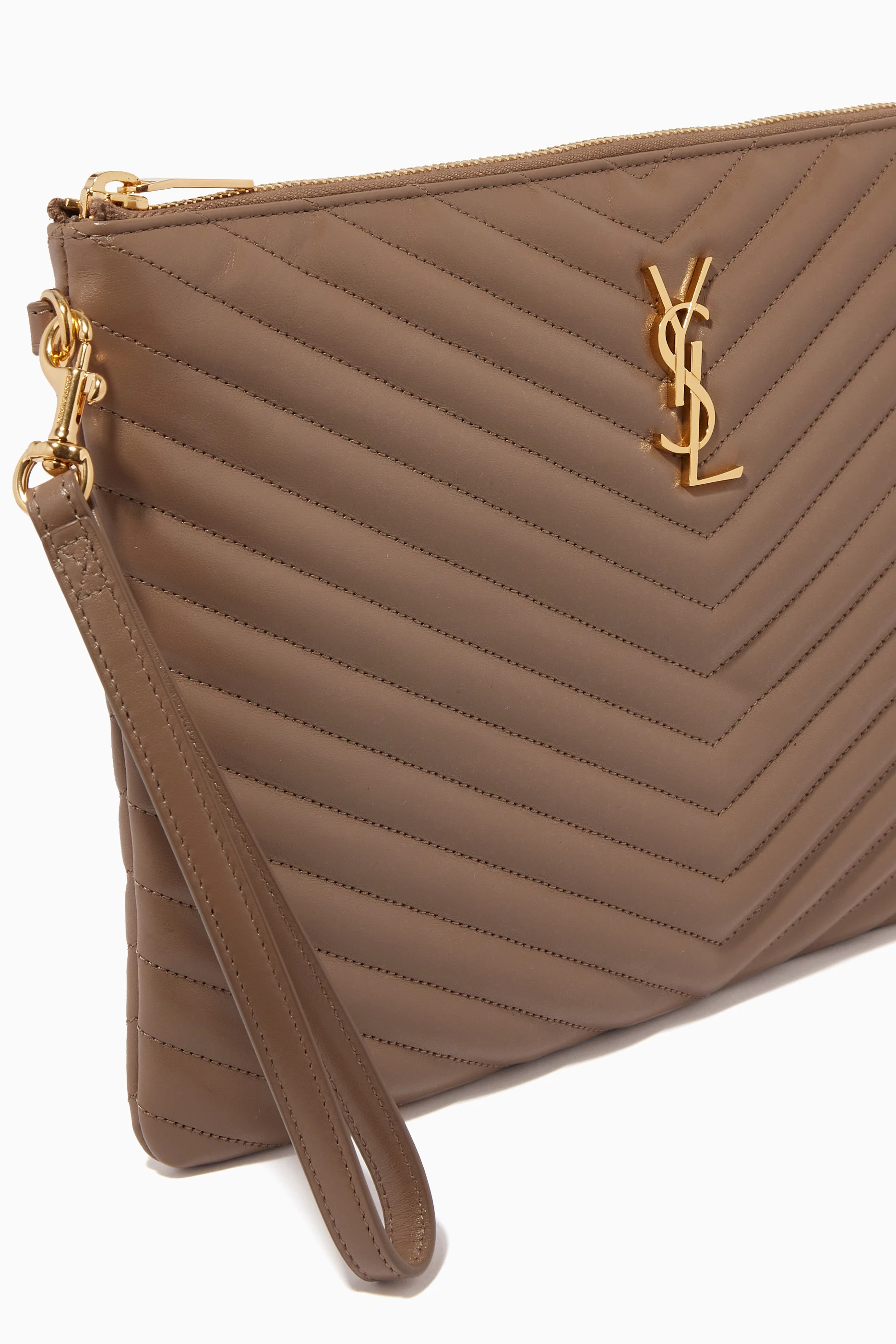 Monogram tablet pouch in matelassé leather new arrivals
