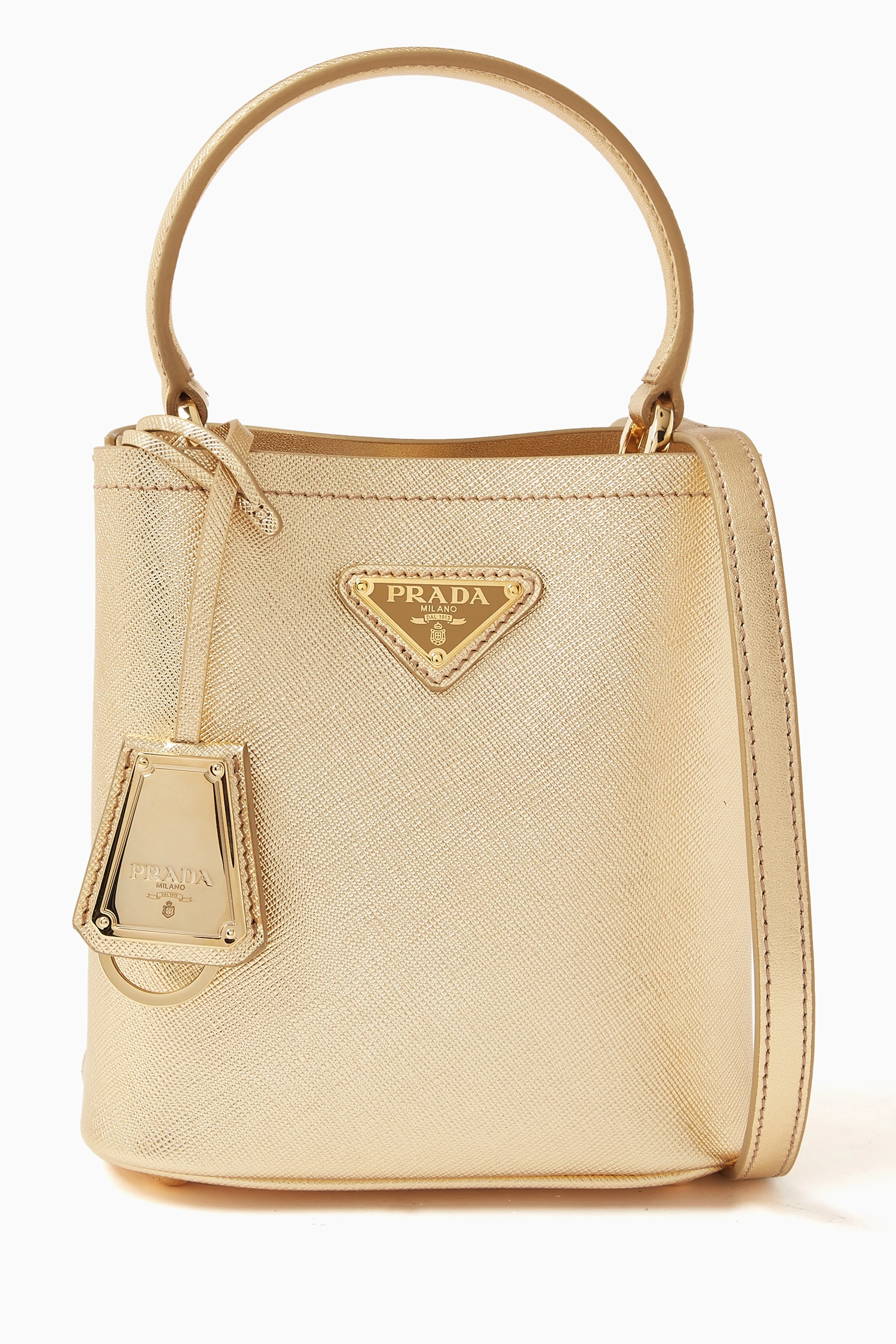 Prada bag new arrivals gold